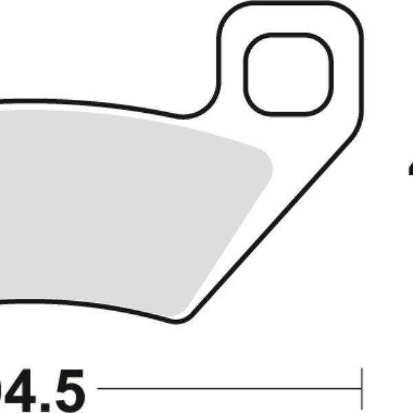Klocki Hamulcowe KH395 SINTER Offroad Arctic Cat ATV 300 10-, TRV 450 11-, TBX / TRV 500 05-, Prowler 700 08-, TRV 1000 09-, Przód/Tył | TRW ZF