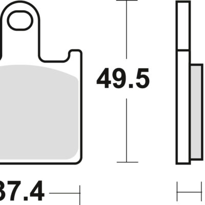 TRW Klocki hamulcowe - KAWASAKI ZX6R (2007-2016) - MCB789SV