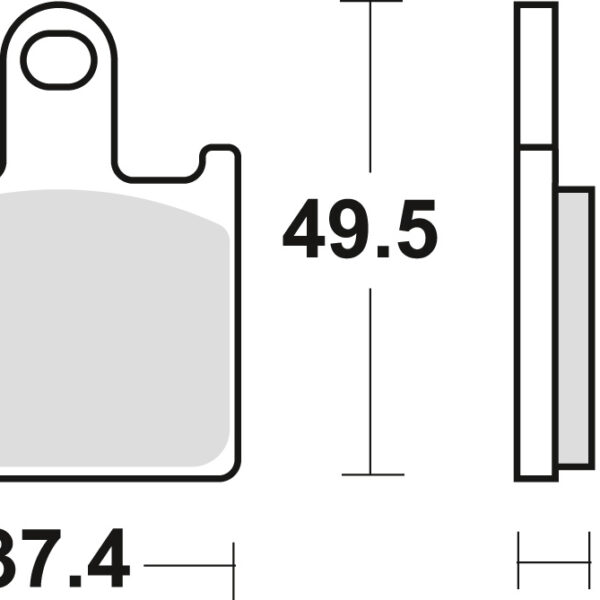 Klocki Hamulcowe KH417 Sinter Street Kawasaki ZX6R 07-16, z 750 11-14, Przód | TRW ZF