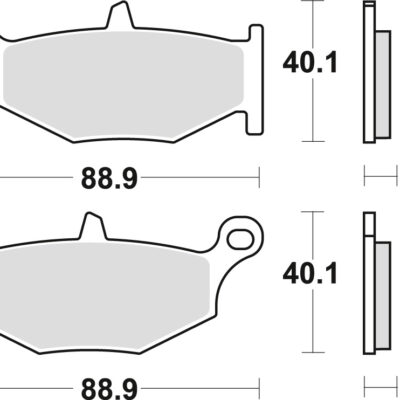 TRW Klocki hamulcowe - SUZUKI GSR / GSXR 600 (2006-2017)