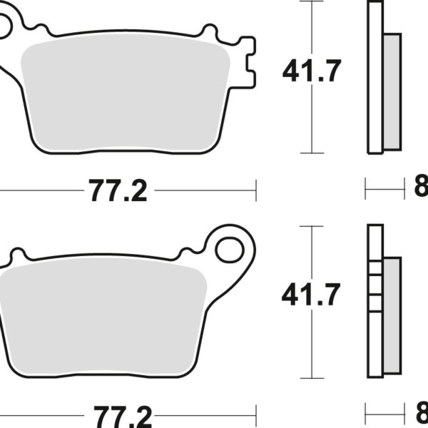TRW Klocki hamulcowe – KAWASAKI ZX6R 636 13- (2006-2019)