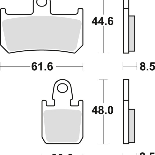 TRW Klocki hamulcowe – YAMAHA R1 (2005-2016)