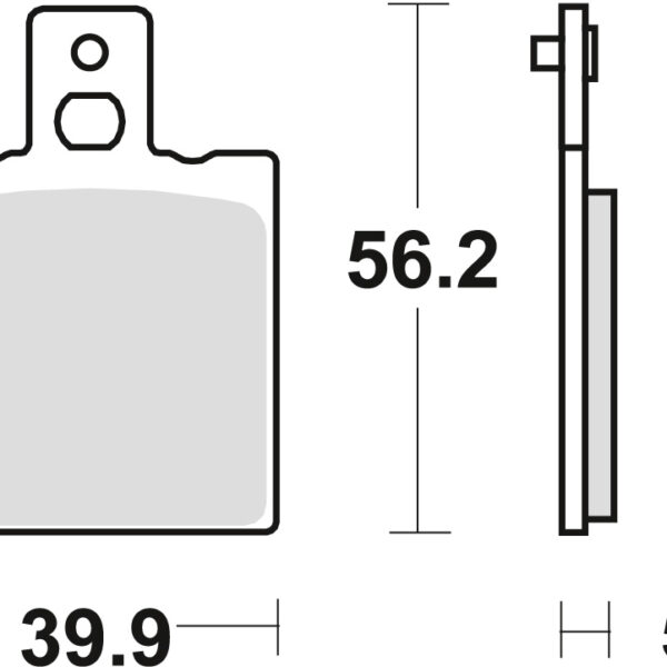 Klocki Hamulcowe Kh47/2 Organic Yamaha TZR 125 91-95, Tył | TRW ZF