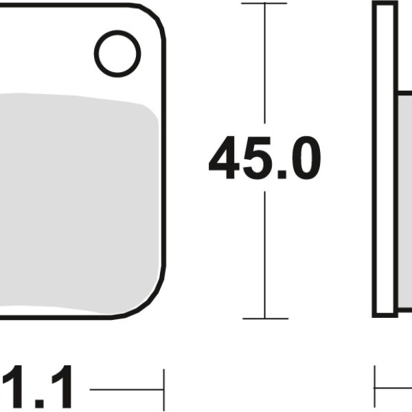 TRW Klocki hamulcowe – HONDA CG 125 (1991-2016) – MCB510SI