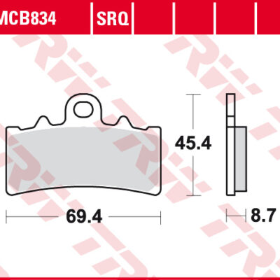 TRW Klocki hamulcowe - BMW G 310 R / GS 16-