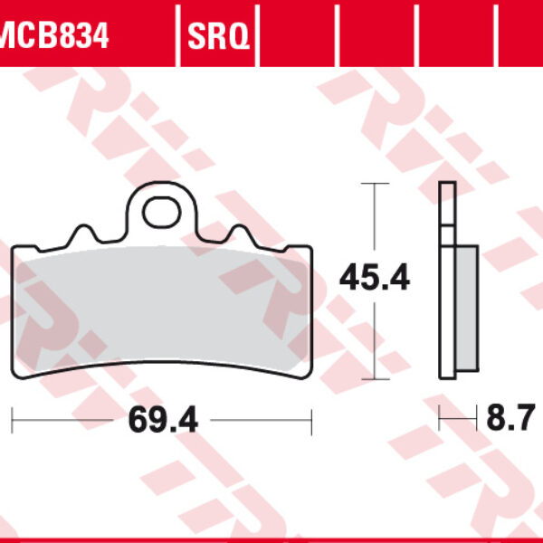 Klocki Hamulcowe KH606 Sinter Street Bmw G 310 R / GS 16-, C 400 GT / X 18-, KTM Duke 125 11-, 390 ADV / Duke 13-, Przód | TRW ZF
