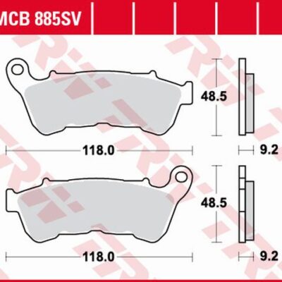 TRW Klocki hamulcowe - HARLEY-DAVIDSON XL 883 (2014-2019)