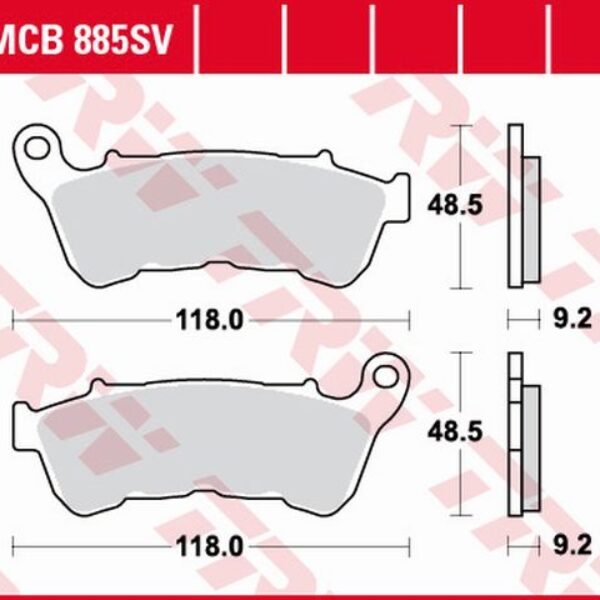 TRW Klocki hamulcowe – HARLEY-DAVIDSON XL 883 (2014-2019)
