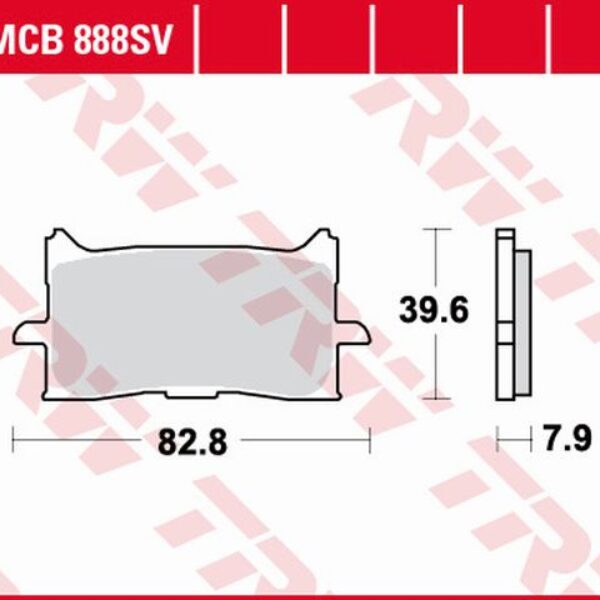TRW Klocki hamulcowe – HONDA CRF 1000/1100 L AFRIC… (2015-2019)