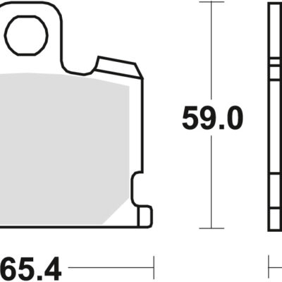 TRW Klocki hamulcowe - YAMAHA XJ 550 (1981-1985)