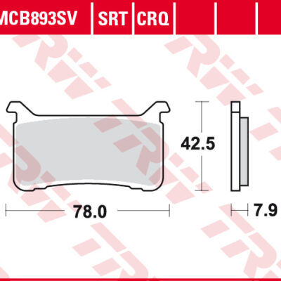 TRW Klocki hamulcowe - HONDA CB 1000 R (2017-2019)