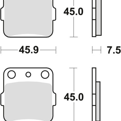TRW Klocki hamulcowe - HONDA CR 80 / 85 (1986-2018)