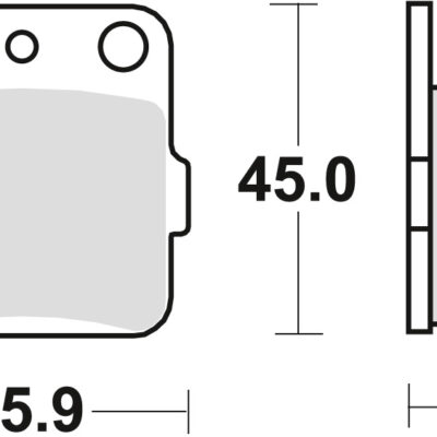 TRW Klocki hamulcowe - SUZUKI DR 800 (1988-2020) - MCB561SI