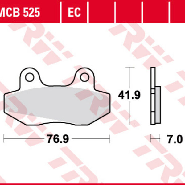 Klocki Hamulcowe KH86 Organic Honda NSR 50 89-96, NSR 80 87-92, FS 125 Sonic 03-, Przód () | TRW ZF