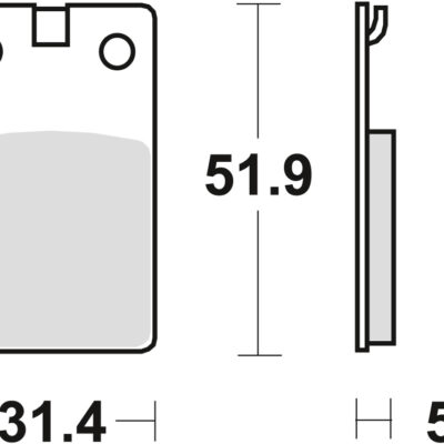 TRW Klocki hamulcowe - DERBI SENDA 50 (1999-2002)