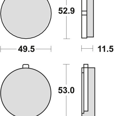 TRW Klocki hamulcowe - SUZUKI GS 500 (1977-1981)