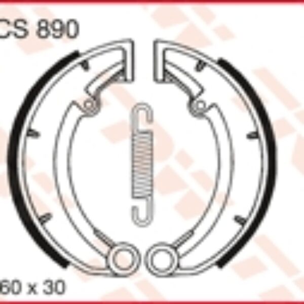 TRW Szczęki hamulcowe – MCS890