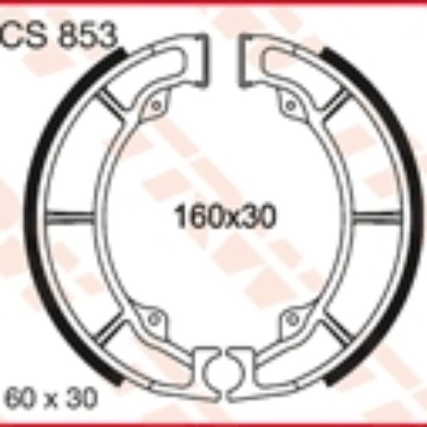 TRW Szczęki hamulcowe – KAWASAKI EL/GPZ/ER/Z/ZL