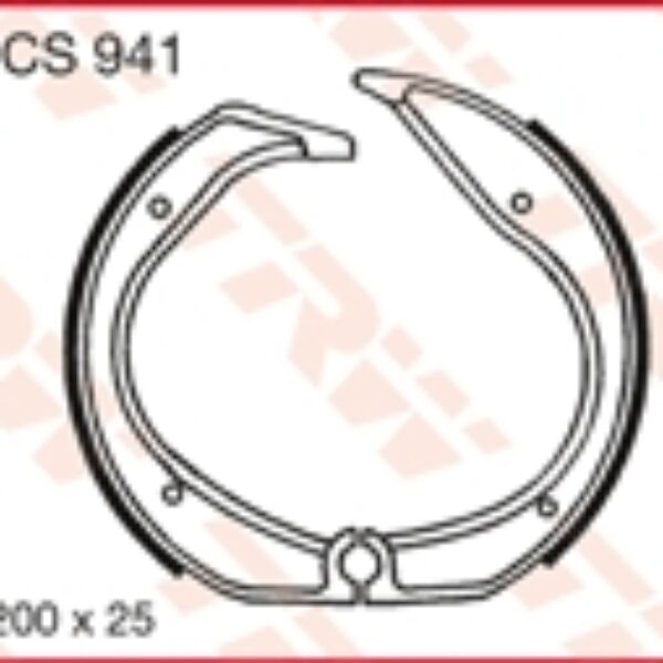 TRW Szczęki hamulcowe – MCS941