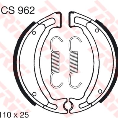 TRW Szczęki hamulcowe - YAMAHA YFM RAPTOR