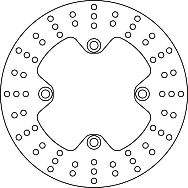 TRW Tarcza hamulcowa – HONDA CB 250 TWO FIFTY (1991-2013)