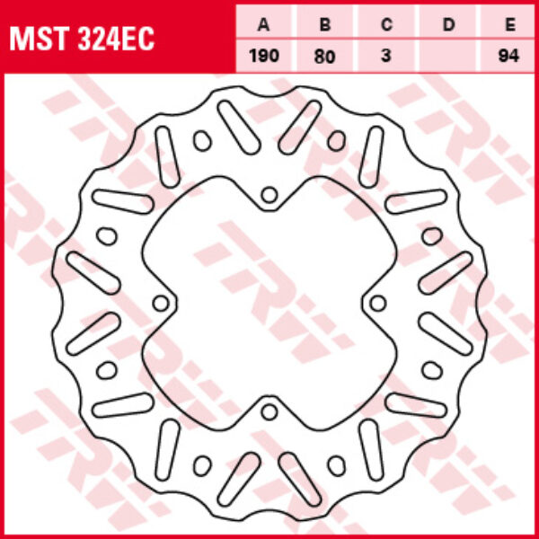 TRW Tarcza hamulcowa – HONDA CR 80 (1992-2019)