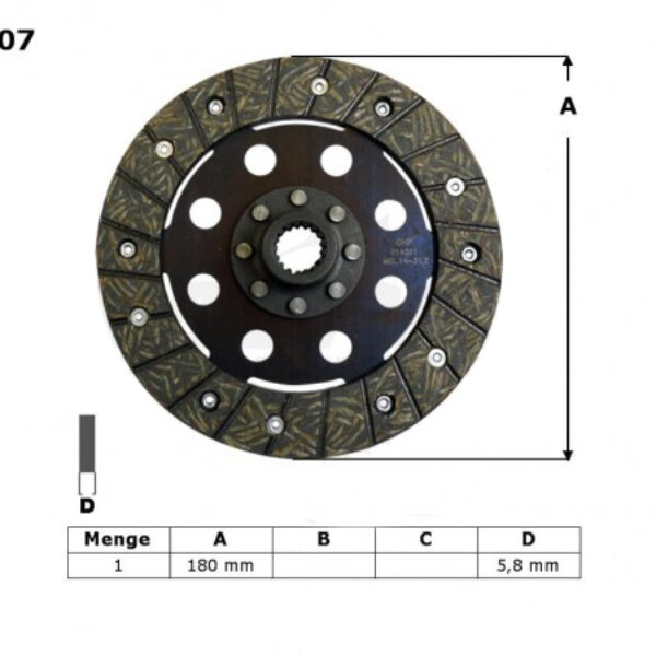 TRW Tarcza sprzęgłowa – BMW K 1200 RS (1997-2005)