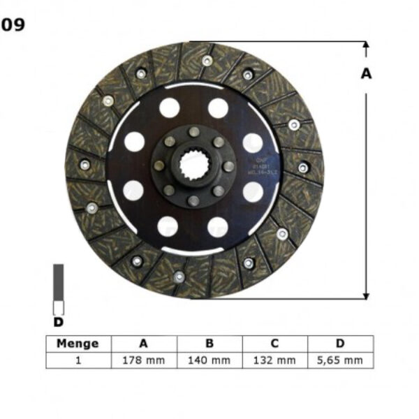 TRW Tarcza sprzęgłowa – BMW R 1200 GS / ADV / R / R… (2004-2014)