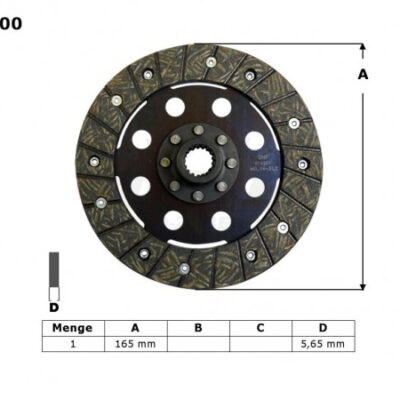 TRW Tarcza sprzęgłowa - BMW R45 (1980-1996)