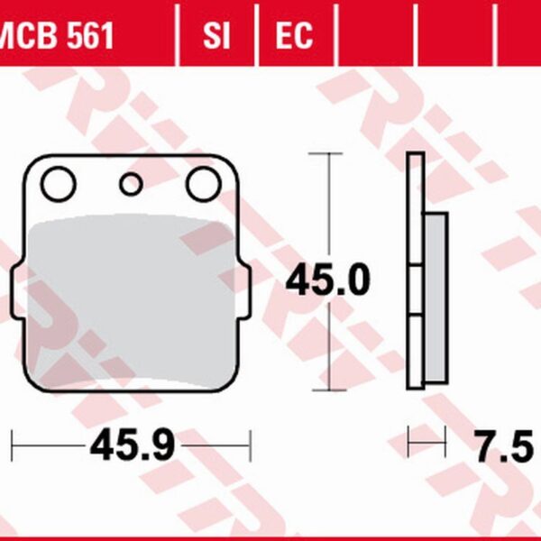 Klocki Hamulcowe KH084 Organic ECO Honda CRF 150R ’07-, Przód TRX 400 ’99-’09, Przód/Tył KX 80/85 ’88-, KX 100 ’89-’09, Suzuki RM 65 ’03-’05, DR 800 BIG ’88-’90, Yamaha YZ 80/85 ’93-, YFZ 450/R ’04-, Tył | TRW ZF