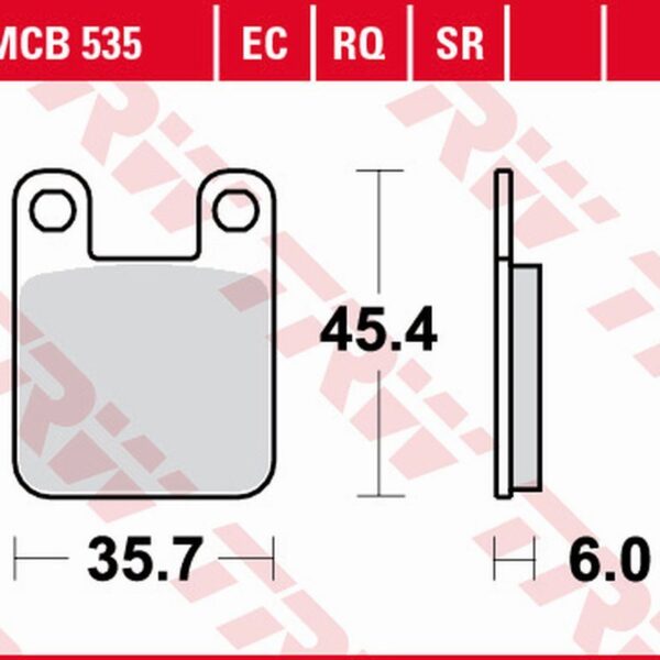 Klocki Hamulcowe KH115 Sinter Sport Suzuki AY 50 Katana ’98-’06, Peugeot Elystar/Xp6 50 ’02-’14, Derbi Atlantis City 50 ’03-’11 Przód/Tył | TRW ZF