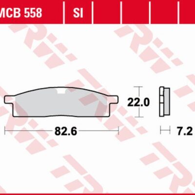 TRW Klocki hamulcowe - YAMAHA DT 50 - (1986-2001)