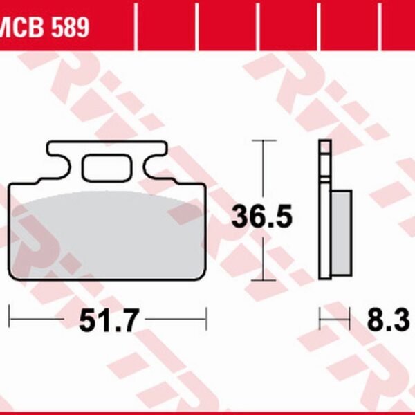 Klocki Hamulcowe KH151 Organic Honda ZB 50 Monkey ’88-’91, NH 125 Lead ’86-’88, SYM Cinderela 50/125 ’99-’02, MIO 50 ’05-, Przód Honda RS 125R ’88-, NS 250 ’89-’90, RS 250R ’94-’97 Tył | TRW ZF