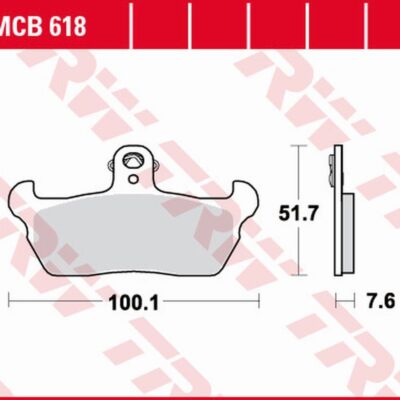 TRW Klocki hamulcowe - APRILIA RX/TUAREG 125 (1988-1999)