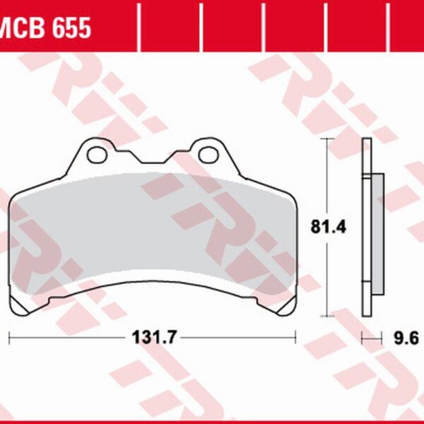 Klocki Hamulcowe KH191 Organic Yamaha GTS 1000 ’93-’99 Przód | TRW ZF