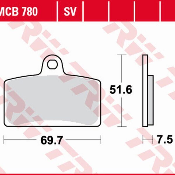 Klocki Hamulcowe KH399 Sinter Street Aprilia RS4 50/125 ’11-, Derbi GPR 50 2T ’09-’16, GPR 125 2T/4T ’04-’16, Peugeot XR-7 50 ’08-’11, Rieju RS-3 50 ’11-, Przód | TRW ZF
