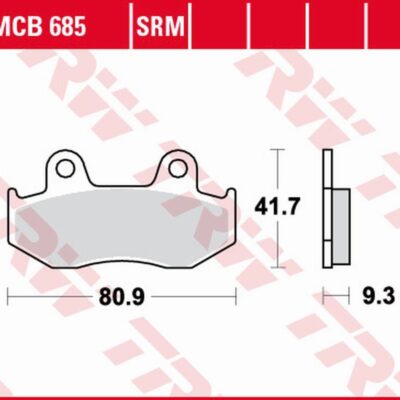 TRW Klocki hamulcowe - HONDA SCV 110 LEAD (1994-2013)