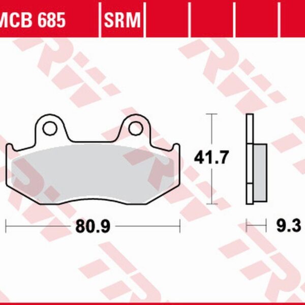 TRW Klocki hamulcowe – HONDA SCV 110 LEAD (1994-2013)