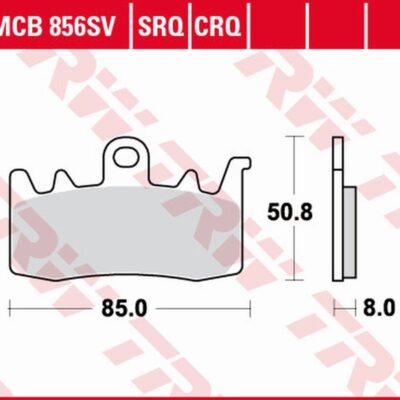 Klocki Hamulcowe KH630 CARBON RACING Bmw R 1200R/RS '14-'18, S 1000XR '17-, R 1200GS/ADV '13-'18, R 1250R/RS '19-, Ducati 899/959 Panigale '14-'19, 959 Supersport '17-, Multistrada 1200/1260 '15-, Monster 1200 '14-, Przód | TRW ZF