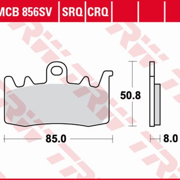Klocki Hamulcowe KH630 CARBON RACING Bmw R 1200R/RS ’14-’18, S 1000XR ’17-, R 1200GS/ADV ’13-’18, R 1250R/RS ’19-, Ducati 899/959 Panigale ’14-’19, 959 Supersport ’17-, Multistrada 1200/1260 ’15-, Monster 1200 ’14-, Przód | TRW ZF