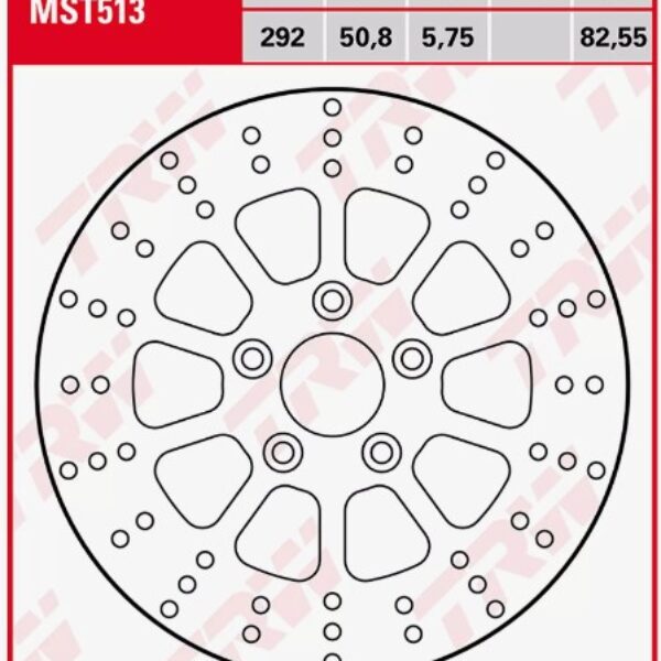 TRW Tarcza hamulcowa – HARLEY DAVIDSON FLH / FLHR…