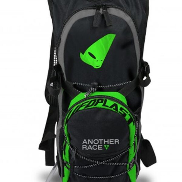 Camel BAG (Plecak) z Systemem Hydracyjnym (POJ. 2L + Plecak 5L) (z Pokrowcem Przeciwdeszczowym) Kolor Czarny – Zielony | UFO