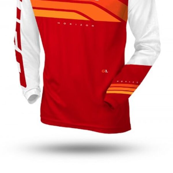 Koszulka Horizon JERSEY CROSS Kolor Czerwony/Biały Rozmiar XXL | UFO