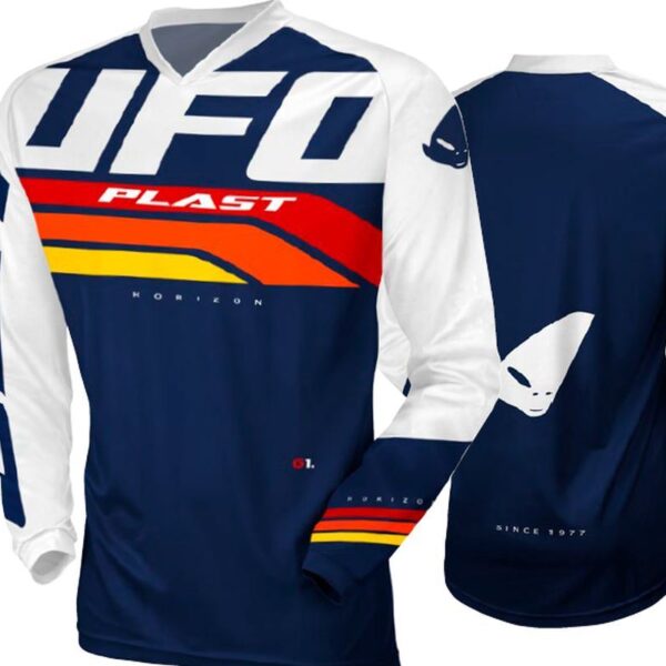 Koszulka Horizon JERSEY CROSS Kolor Niebieski Biały Rozmiar XXL | UFO