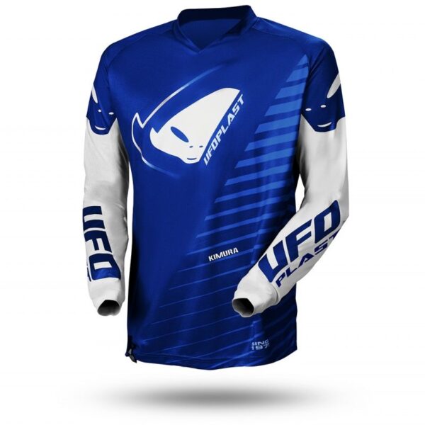 Koszulka KIMURA CROSS Dziecięca / JUNIOR / KID Kolor Niebieski/Biały Rozmiar S – OFERTA Specjalna | UFO