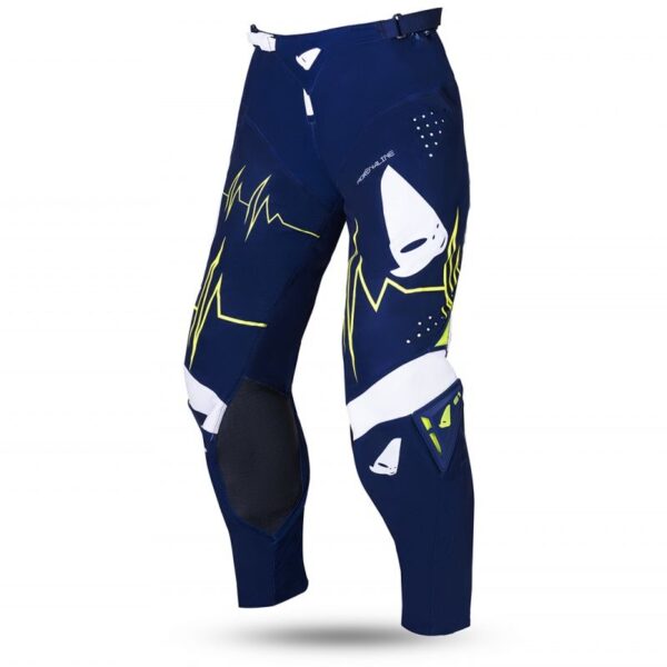 Spodnie Adrenaline Slim Cross Kolor Niebieski Biały Żółty Neon Rozmiar M / EU50 / US32 – Oferta Specjalna | UFO