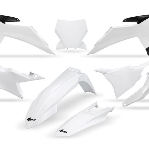 Komplet Plastików KTM SX 125 / 150 / 250 / 300 ’25-’26, SXF (SX-F) 250 / 350 / 450 ’25-’26 Kolor Biały | UFO