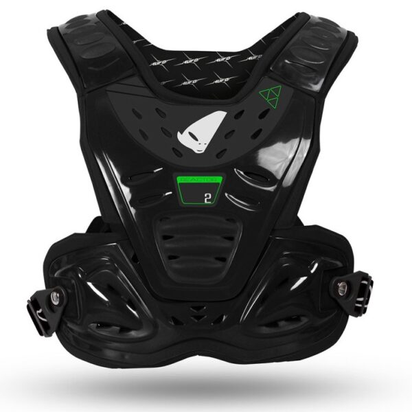 Osłona KLATKI Piersiowej (ZBROJA) CHEST Protector Reactor Dziecięca / JUNIOR / KID Kolor CZARNY (Ce LEVEL 2) – Zastępuje PT02275K – Kolekcja 2025 | UFO