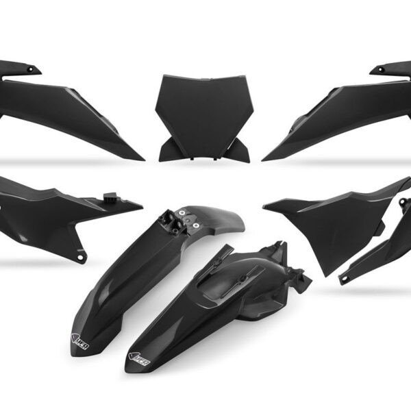 Komplet Plastików z Osłoną LAMPY KTM SX 85 ’25-’26 Kolor CZARNY | UFO