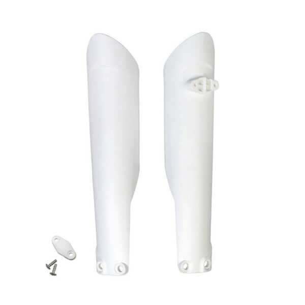 Osłony Teleskopów ( Amortyzatorów ) Przednich KTM SX / EXC / SXF / XC / EXCF 125 / 150 / 250 / 300 / 350 / 450 ’15-23, Husqvarna TC / TE / FE / FC ’15-23, Gas Gas MC / EC / EX 125 / 250 / 300 ’21-23 Kolor Biały 040 – Zastępuje HU03361040 | UFO